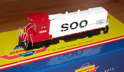 HO ATHEARN GENESIS G66163 MP-15AC SWITCHER SOO LINE # 1539 DCC SOUND
