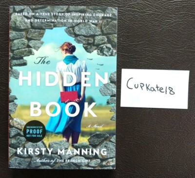 The Hidden Book by Kirsty Manning 8/24 Paperback NEW ARC Advance Reader Copy