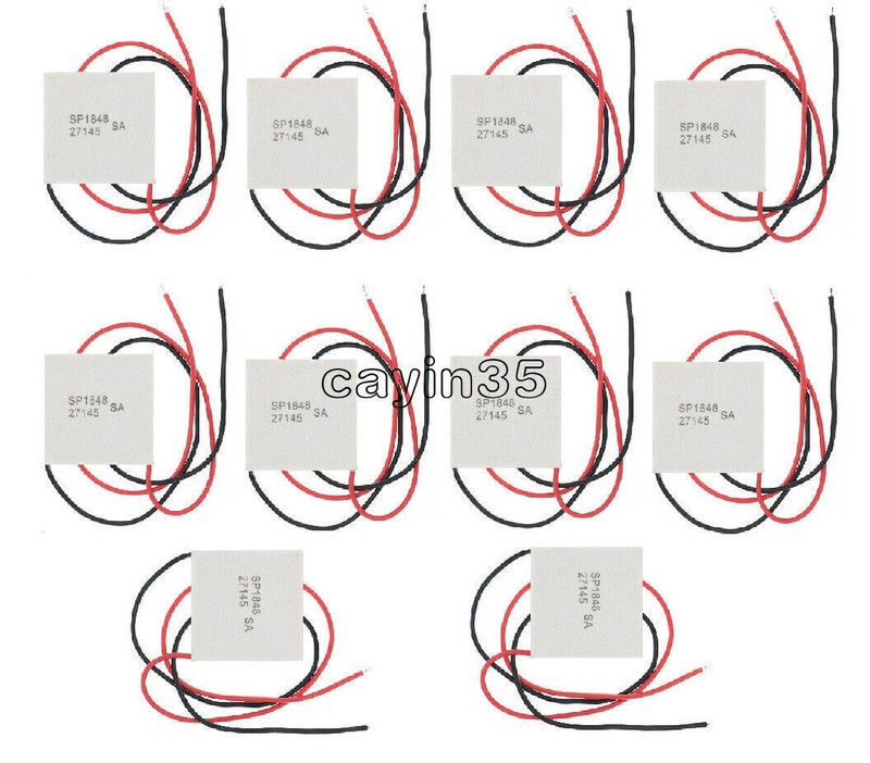 10pcs Thermoelektrisches Generator Temperatur Peltier Teg Sp1848-27145 ModulÂ·
