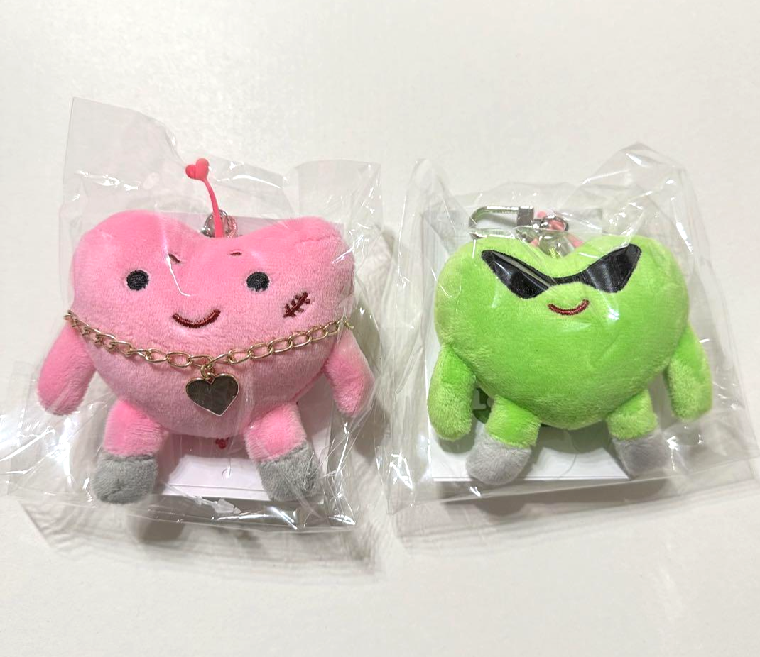 Stray Kids Heart Monster HEART TUNG & HEART TAENG KEYRING