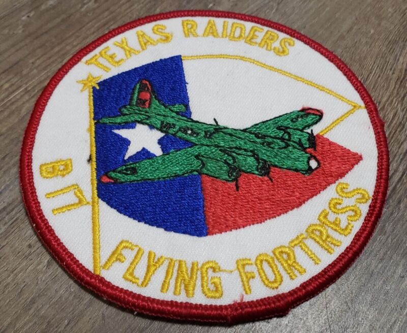 Texas Raiders Flying Fortress B-17 Bomber Air Plane Military aviation Patch