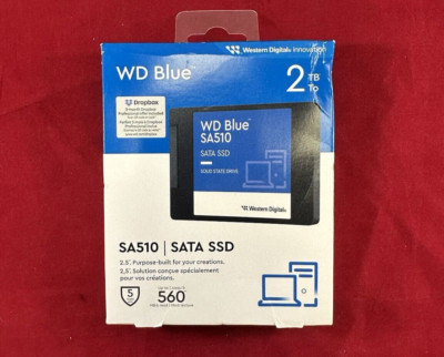 WD_Blue 2TB SA510 SATA Internal Solid-State Drive - Blue WDBB8H0020BNC-WRWM