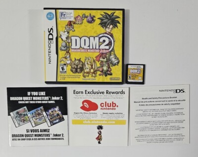 Dragon Quest Monsters : Joker 2 Nintendo DS Complete CIB Authentic DQM2 Rare