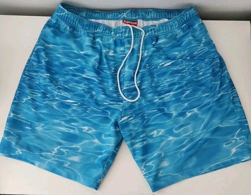 シュプリーム SUPREME Ripple Short ショーツ BLUE SS17 Supreme Ripple Basketball Short size XL swim shorts
