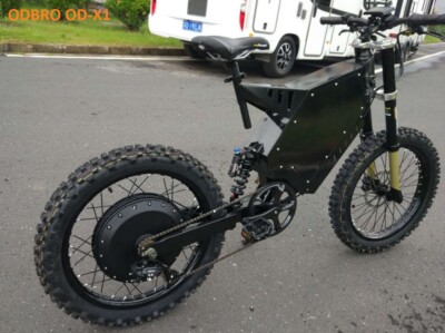 motorcycle enduro ebike frame stealth bomber electric bike frame with rear fork 313619893974
