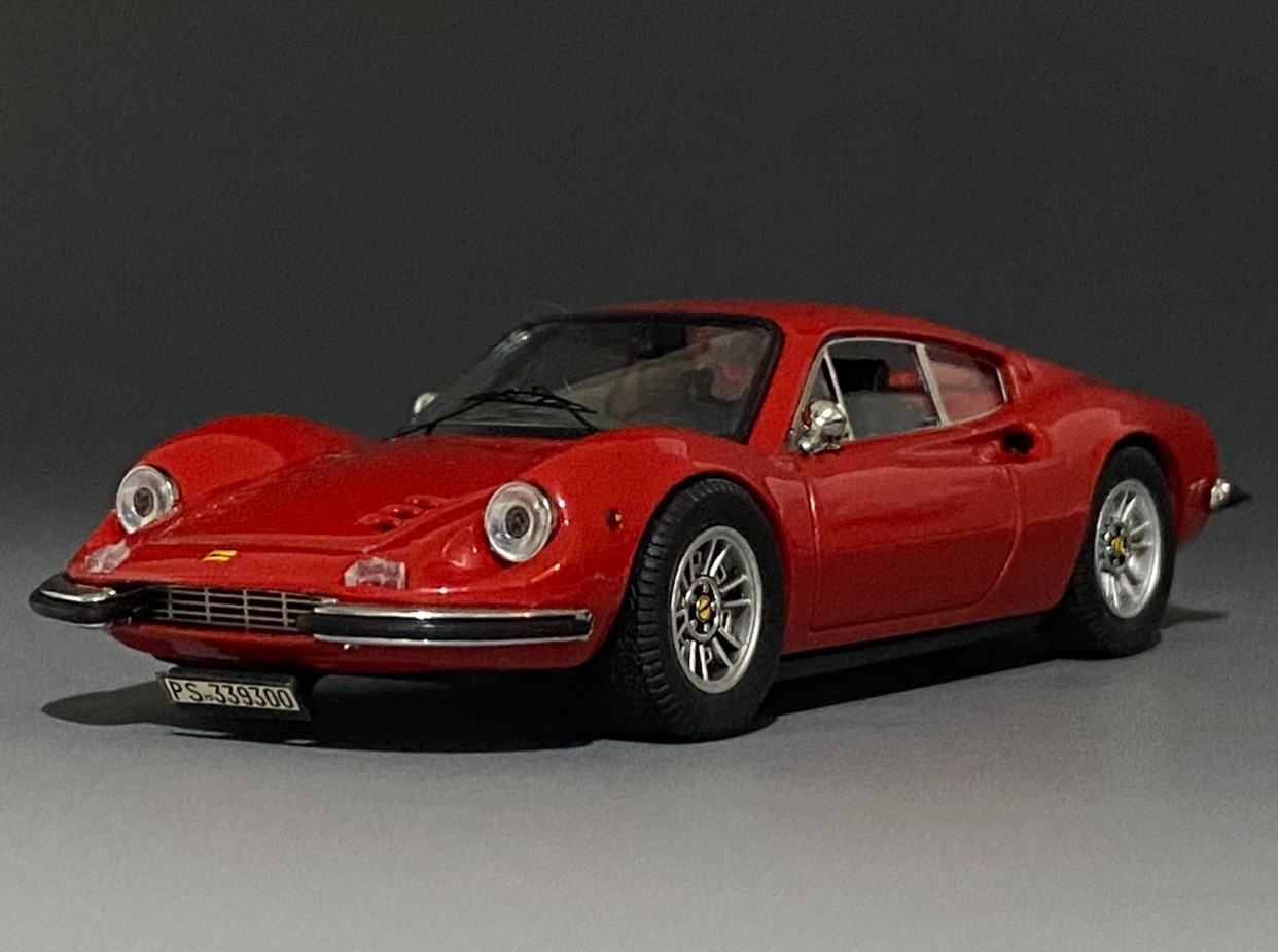 Bang Ferrari Dino 246 GT 1/43 赤 1/43 Ferrari Dino 246 GT 1967 Red | Bang - Made in Italy