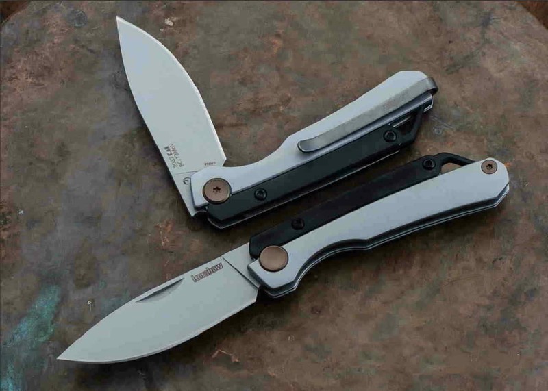 Couteau Kershaw Esteem Lame Acier 8cr13mov Manche Acier/G10 Slipjoint Ks2032