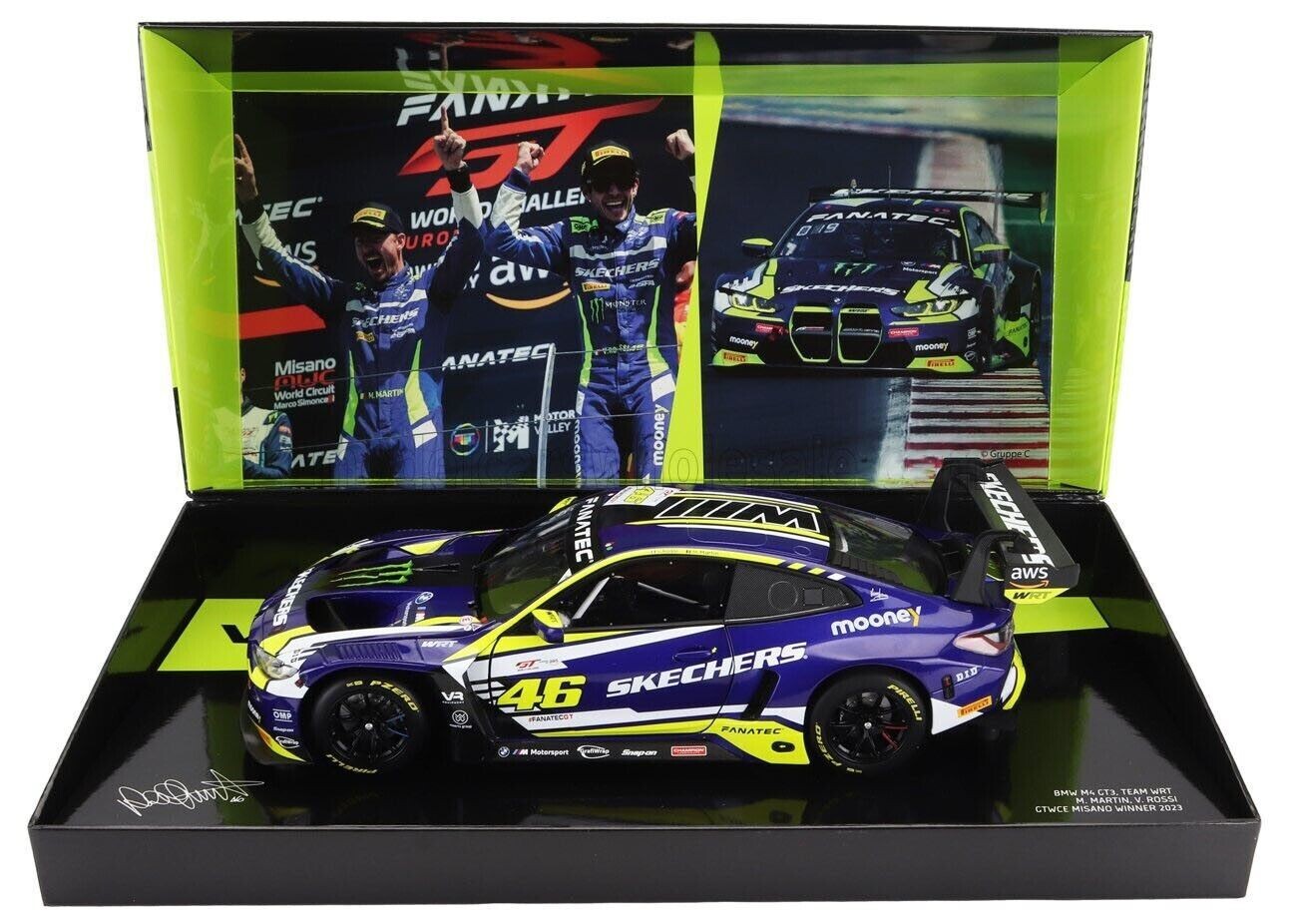 Minichamps 2023 BMW M4 GT3 WINNER WORLD CHALLENGE EUROPE CUP
