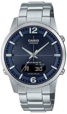 Casio Lineage LCW-M170D-2AJF Stainless Solar Radio Analog Digital Watch Men