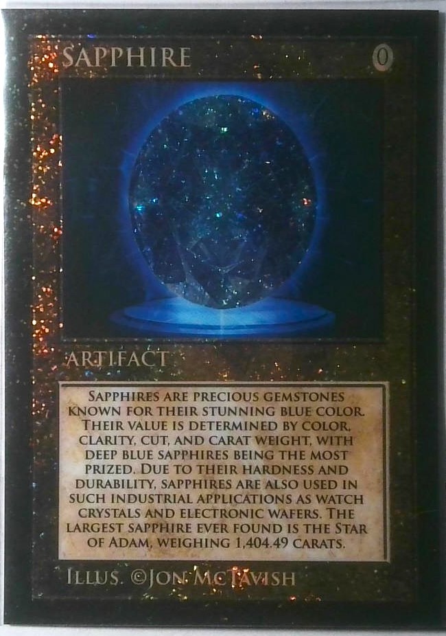 Cardsmiths Currency Series 5 Sapphire Artifact Crystal Sparkle 8-SP Card