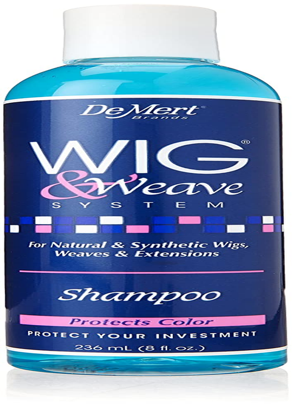 Wig & Weave System Shampoo for Natural and Synthetic Hair 8 Oz