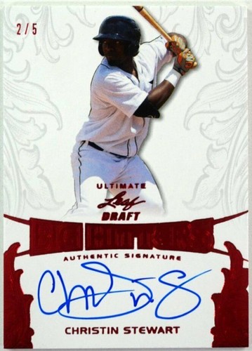 2015 Leaf Ultimate Draft - Christin Stewart #BH-CS2