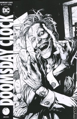 Doomsday Clock #5C Frank Variant 2nd Printing FN 2018 Stock Image
