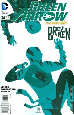 Green Arrow #34 VG 2014 Stock Image Low Grade