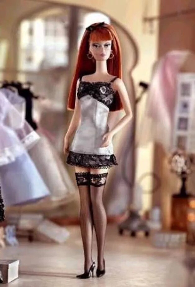 その他 Lingerie Barbie Doll Amazon.com: The Lingerie Barbie #5 Silkstone Barbie Fashion