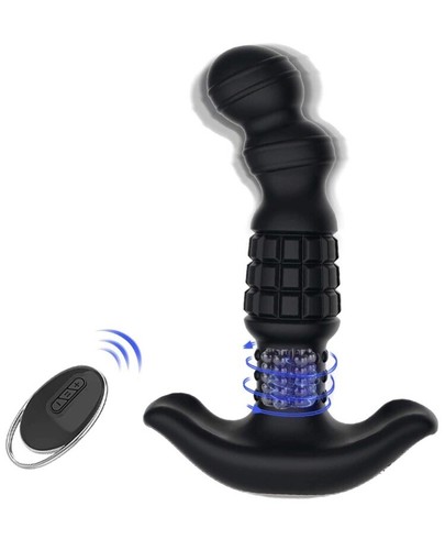 Analvibratoren Silikon Analplug mit 3 Rotationsstufen und 10 Vibration Modi EXPR