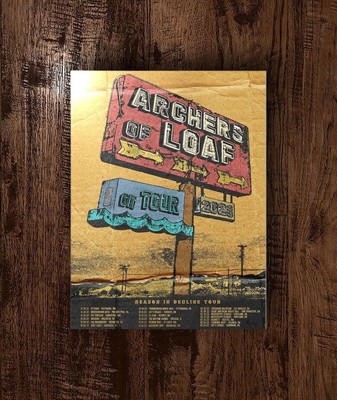 Archers of Loaf Reason in Decline 2022-23 Official Tour Event Concert Poster