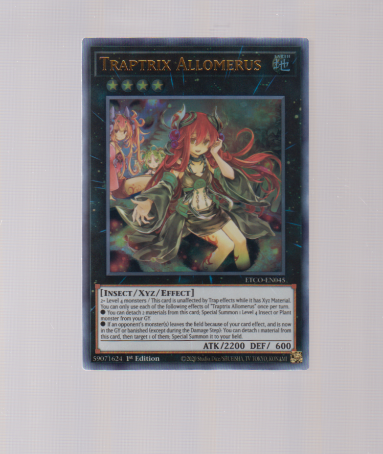 YU-GI-OH! Traptrix Allomerus - 1st Edition - Ultra Rare ETCO