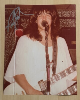 RANDY JACKSON SIGNED 8X10 PHOTO AUTOGRAPHED ZEBRA BAND LEAD SINGER RARE COA