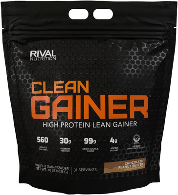 Rivalus Clean Gainer, Chocolate Peanut Butter, 10 Pound 10 (Pack of 1) 