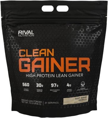 Clean Gainer - Soft Serve Vanilla 10 Pound - Delicious 10 (Pack of 1) 