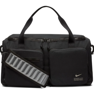 Nike Utility Power Training Duffel Bag Mens Black Small Size 31