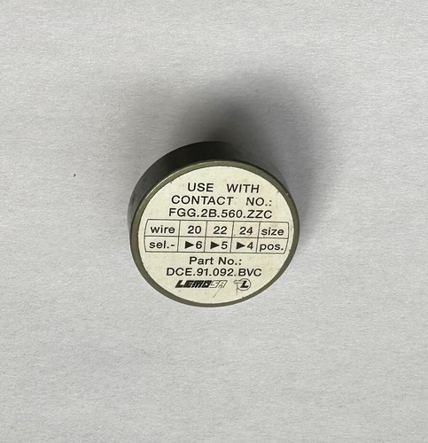 エイル＠DMP LEMO - DCE.91.092.BVC - Positioner for male crimp contacts