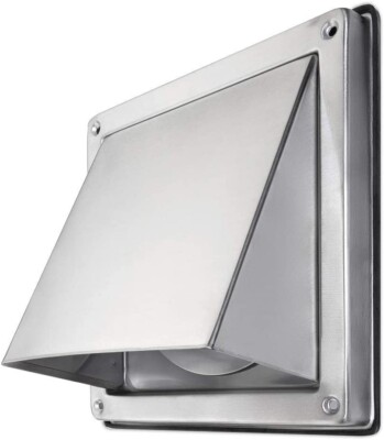 Calimaero HWG Air Vent Covers Exterior 4'' Cowled External Walls Extractor Fan Ve