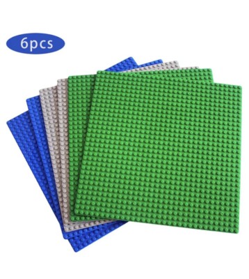 6 PC Classic Base plates Blue Green Grey - Compatible with major brands