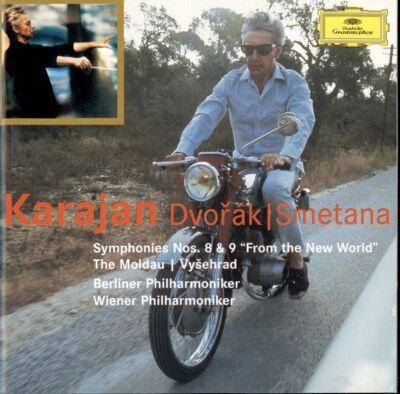 Dvořák: Symphonies 8 & 9 ''New World'' / Herbert von Karajan (2 CDs, DG)