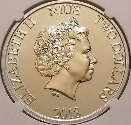 2018 Niue Disney Scrooge McDuck NGC MS 69 .999 Fine Silver - Early Releases