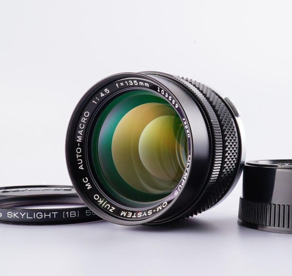 レンズ(単焦点) OLYMPUS ZUIKO 135mm f/4.5 Macro Olympus Zuiko 135mm f/4.5 Auto Macro Manual Focus Lens for