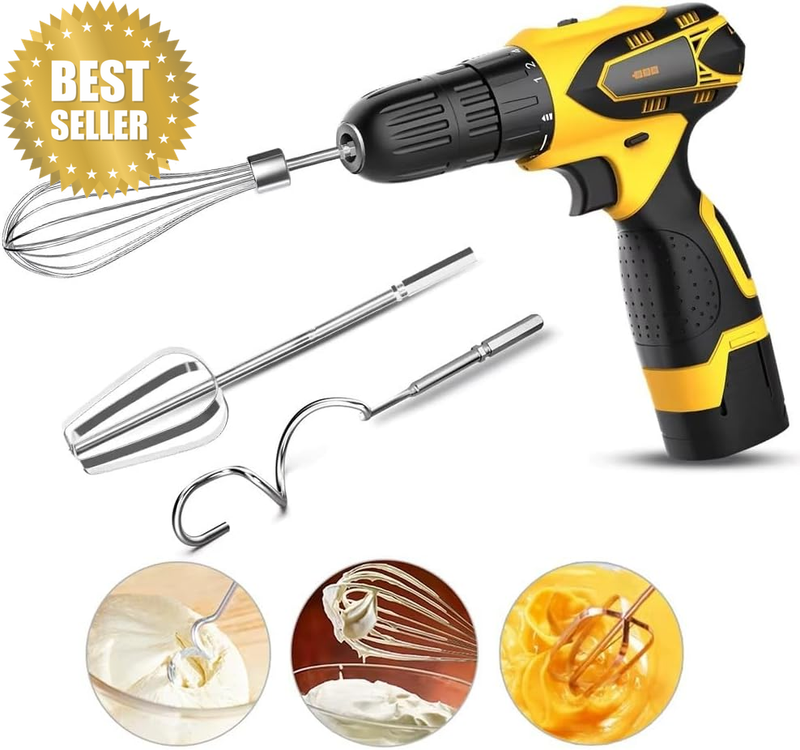 3Pcs Mixer Attachment, Stainless Steel Handheld Kitchen Mixer Accessory for Egg