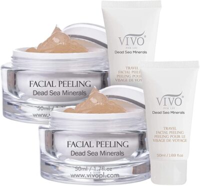 Vivo Per Lei Facial Peeling Gel Gentle Face Peel for Cleansing Dry Skin 2 Pack