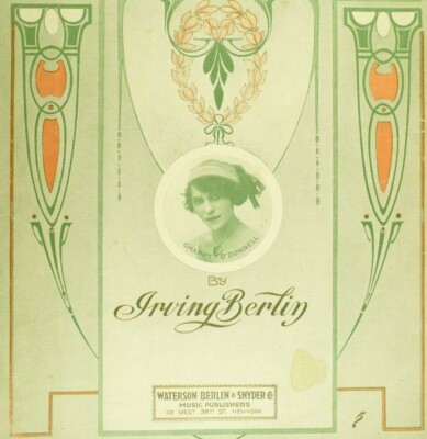 1912 When I Lost You Irving Berlin Chappy O' Donnell Vintage Sheet Music M16