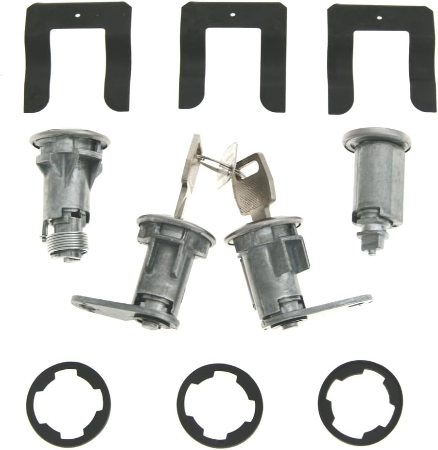 Ignition Door Trunk Lock Set for 1967-1969 Ford Mustang C7AZ-6222050-MK