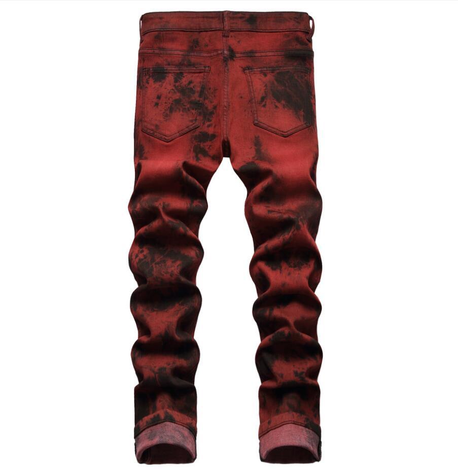 +81 369　TB Pant M wine red Vermilion 4-Pocket