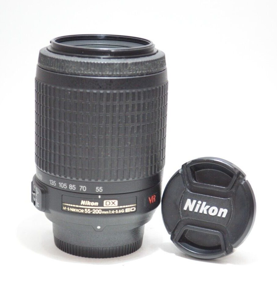 Top Mint】Nikon AF-S DX NIKKOR 55-200mm f/4-5.6G ED VR from