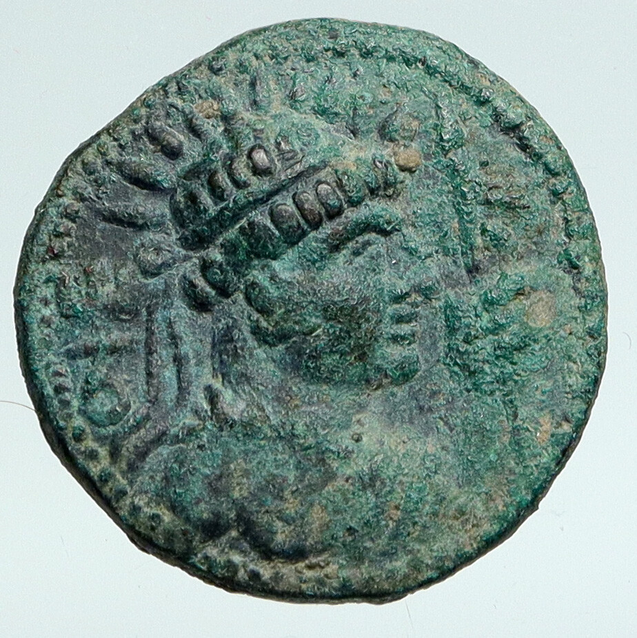 蝦夷様 おまとめ3点【中古】デカンタエラ ヴィジョンバトン チャクラストーン VIMA TAKTO Soter Megas 80AD Kushan India Empire Tetradrachm