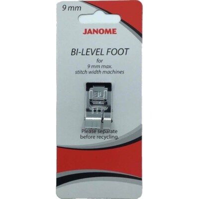 Janome Bi-Level Foot (9mm) - Skyline S5 S6 S7 MC8200 MC8900 MC12000 MC15000 BP