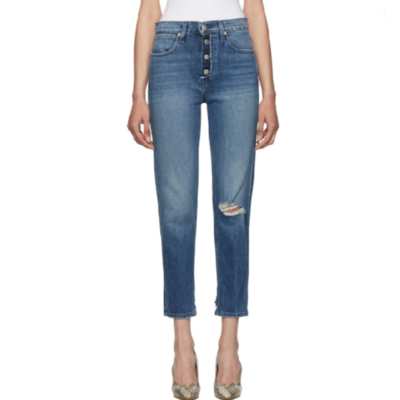 Frame le store pegged jeans