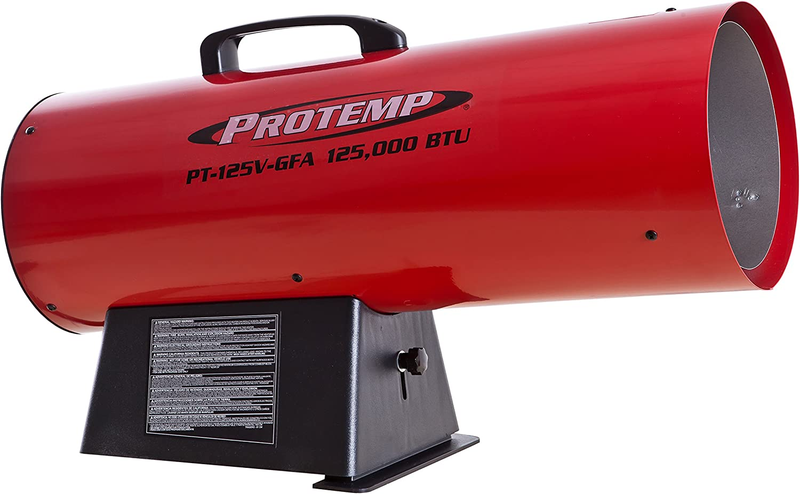 Protemp 125,000 Btu Lp Propane Heater for Warehouses, Garages, Barns and Worksho