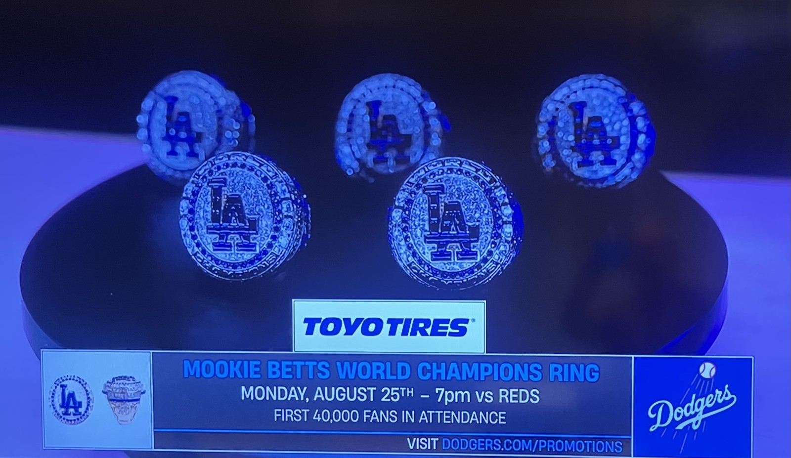 Mookie Betts 2024 World Series Player Champions Ring 2025