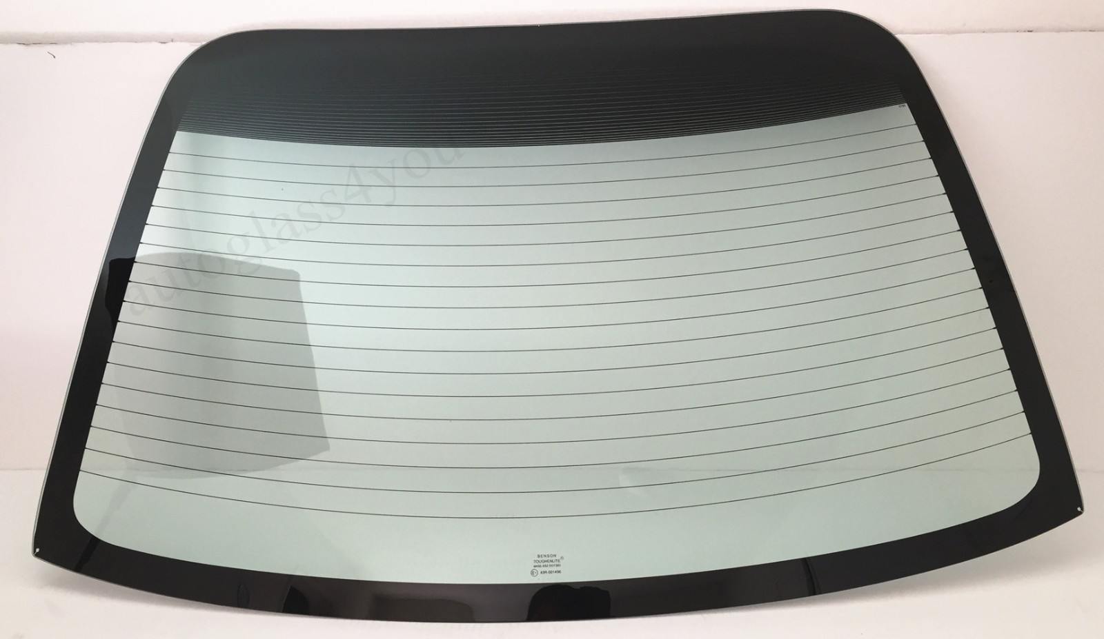 Heated Back Window Glass For 01-06 Chrysler Sebring / Dodge Stratus 4-DR Sedan