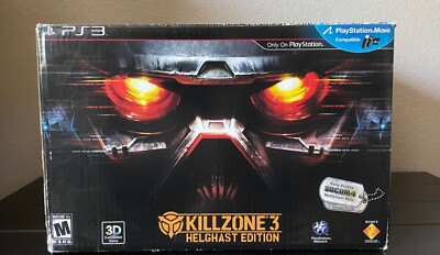 CIB Killzone 3: Helghast Edition with Helmet Sony PlayStation 3 PS3 NEW Open Box