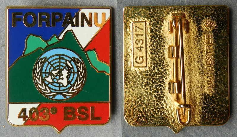 403Â° Bsl, Bataillon De Soutien Logistique, Forpainu - Jmm Destree
