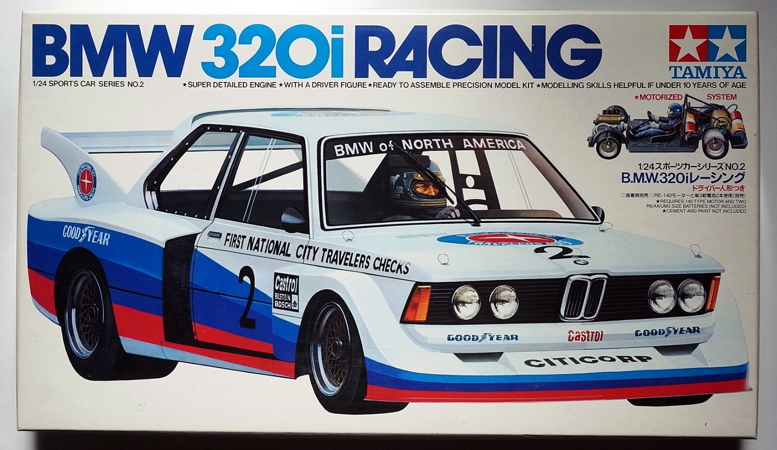 TAMIYA No.24002 1/24 BMW 320i Racing 1977 Gr.5 motorized