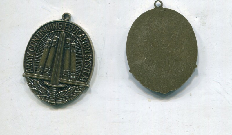 Usa: Challenge Coin :Army Continuing Ducation System 34 X48mm 1 StÃ¼Ck (11)