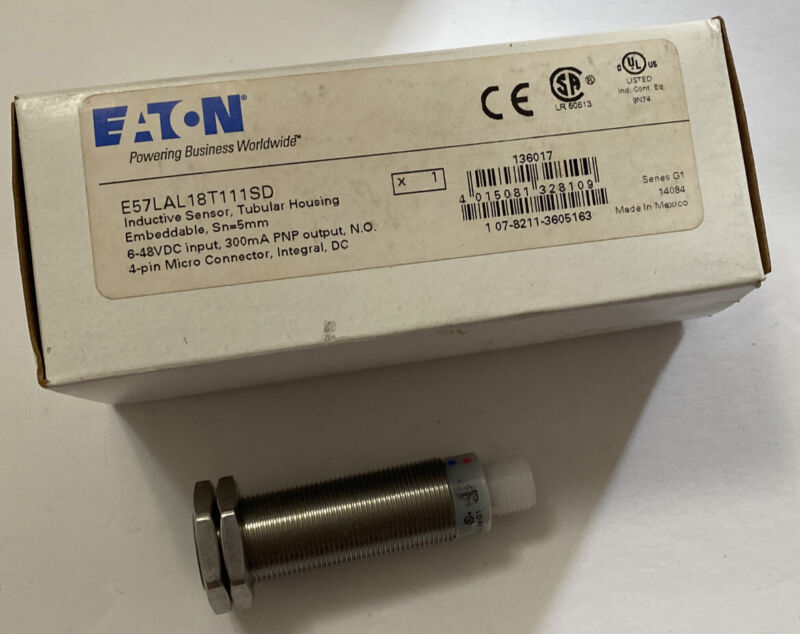 Cutler Hammer  Inductive Proximity Switch Sensor Eaton E57LAL18T111SD
