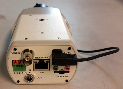 Indigovision BX600 5MP H.264/MJPEG PoE Box Camera + Pelco 2.5-6mm Lens 2592x1944